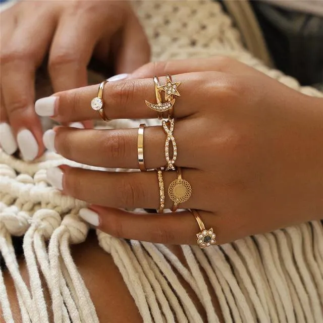 Vintage Rings 5pcs/set