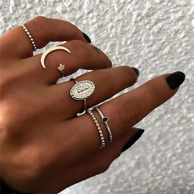 Vintage Rings 5pcs/set