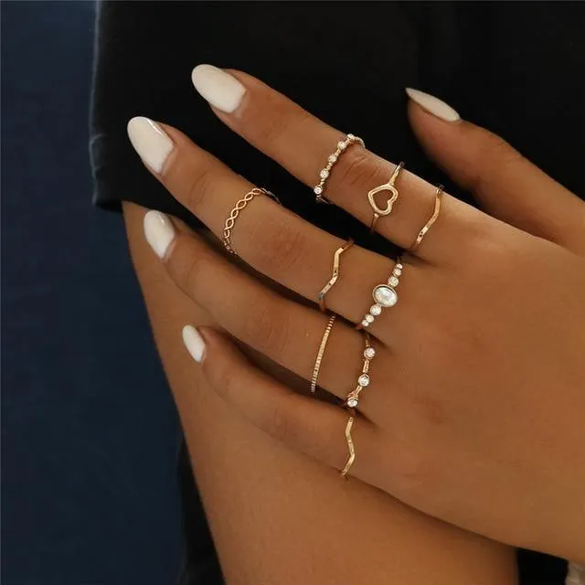 Vintage Rings 5pcs/set