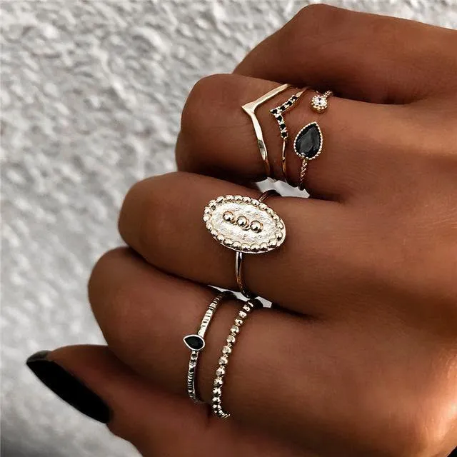 Vintage Rings 5pcs/set