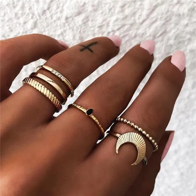 Vintage Rings 5pcs/set