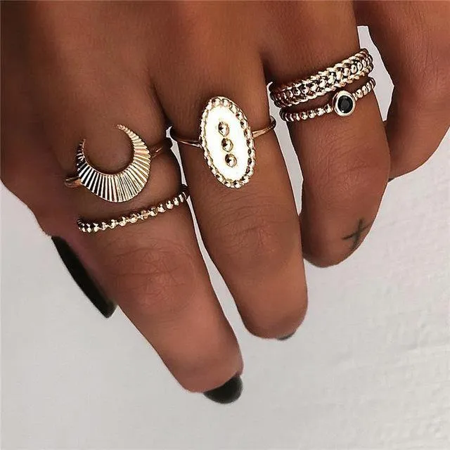 Vintage Rings 5pcs/set