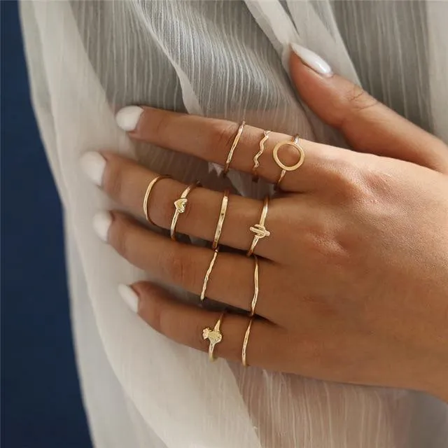 Vintage Rings 5pcs/set