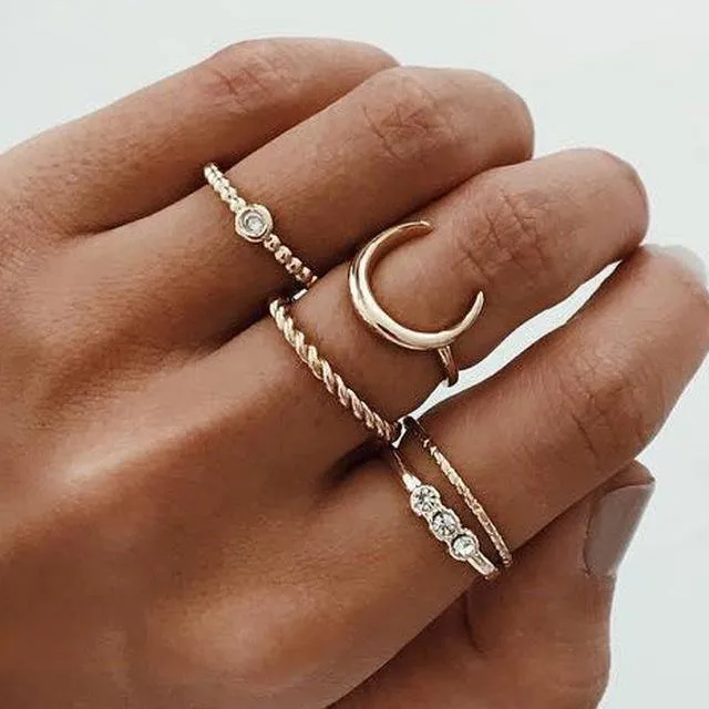 Vintage Rings 5pcs/set