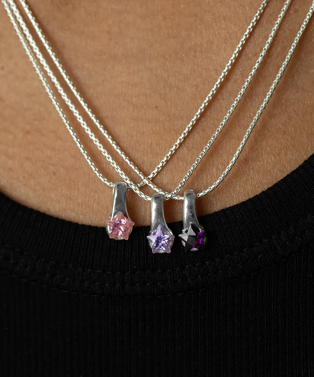 Violet Mini Star Necklace
