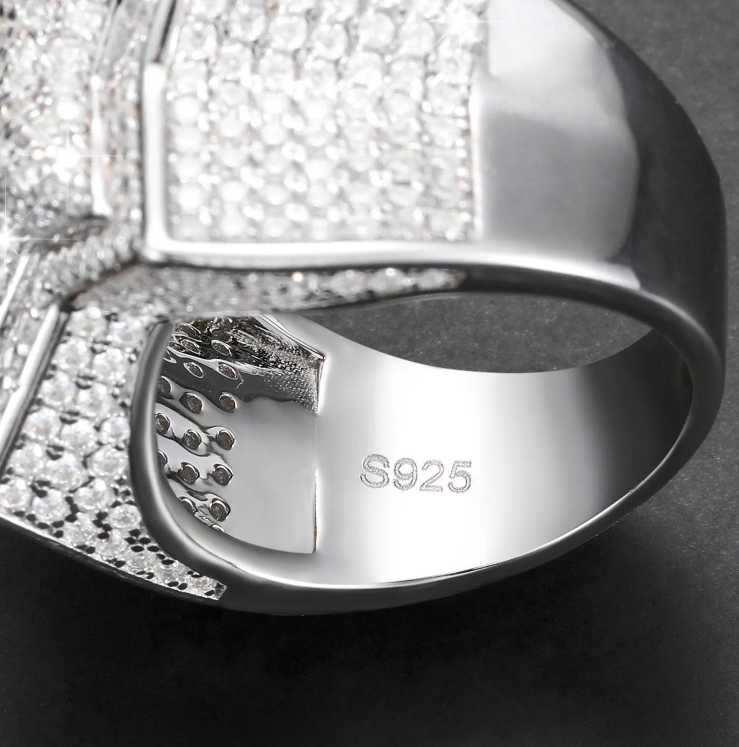 VVS1 Ring | Iced Out Ring | Star Ring | Moissanite Ring | Hip Hop Ring | Iced Out Star Ring | Big Star Ring | Moissanite Rings | Iced Ring