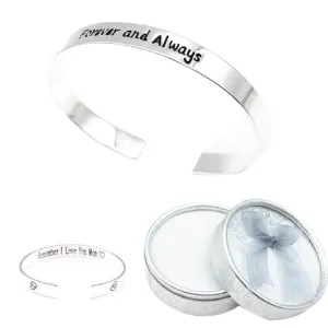 Women Bracelets Jewelry Love Heart Bangle Gift