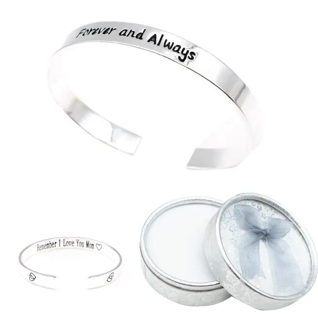Women Bracelets Jewelry Love Heart Bangle Gift
