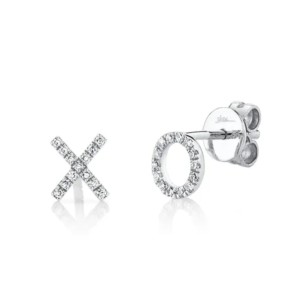 'XO' Diamond Studs