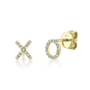 'XO' Diamond Studs