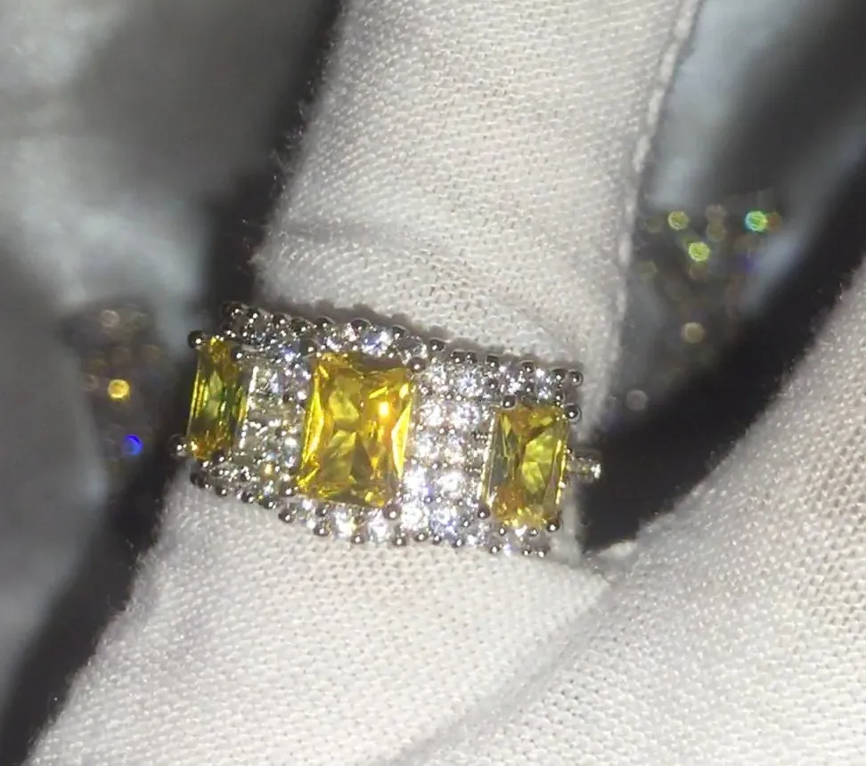 Yellow Diamond Engagement Rings | Yellow Diamond Ring | Womens Yellow Diamond Ring | Promise Ring | Womens Engagement Ring | Halo Ring