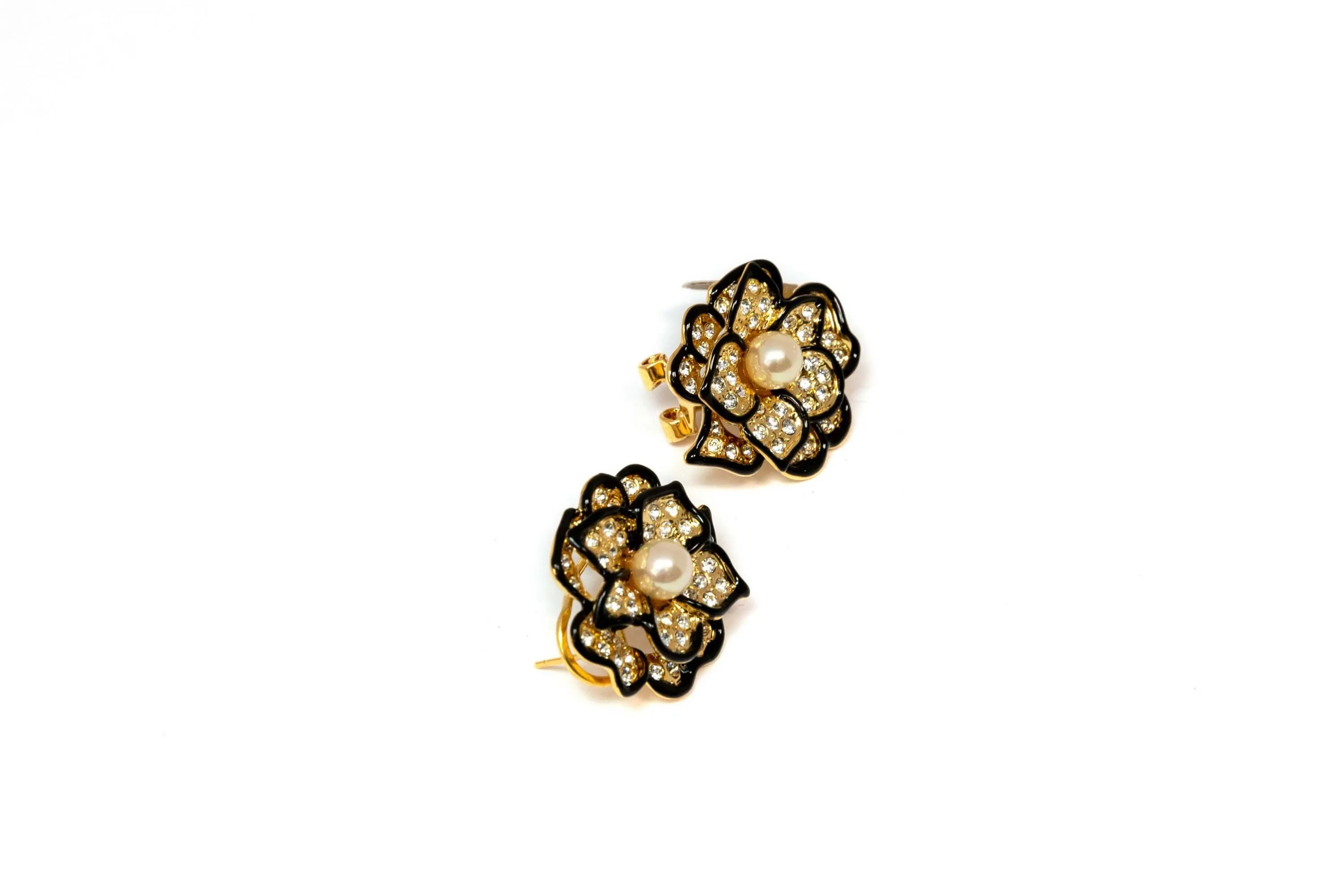 Yellow Flower Stud Earrings