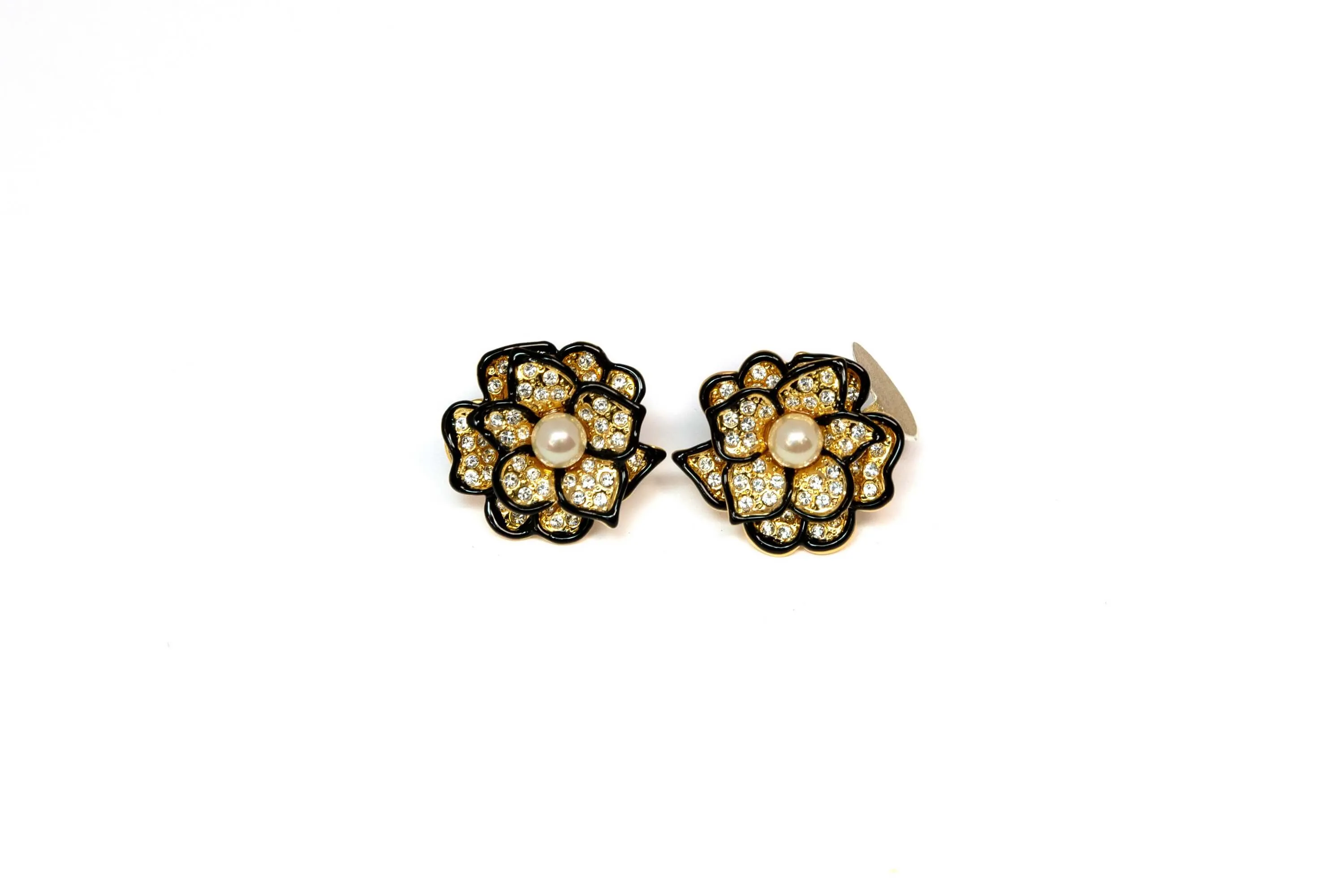 Yellow Flower Stud Earrings